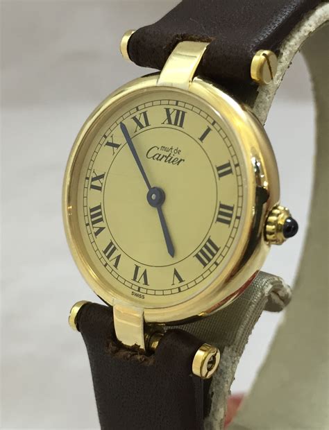 cartier vintage ladies watch|cartier watches old models.